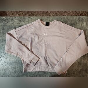 Nike cropped sweater with open back